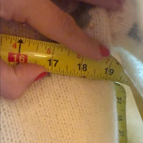 Sezane Floral Knit Sweater - Cream with Pink and Blue Accents - Picture 10 of 10